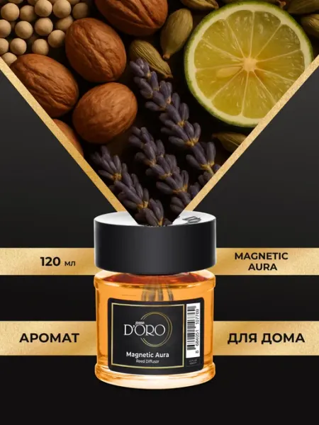 Gamma D'oro Селективный диффузор для дома Magnetic Aura, 120 мл