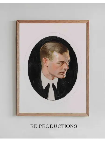 Re.productions Постер Arrow Collar Man - Joseph Christian Leyendecker