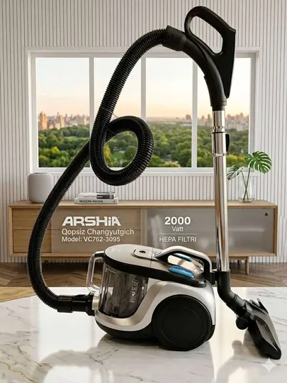 Безмешковый пылесос ARSHIA (Модель: VC762-3095)