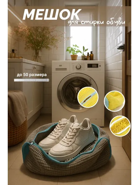 ARSstore Для стирки мешок для обуви и вещей в стиральной машине