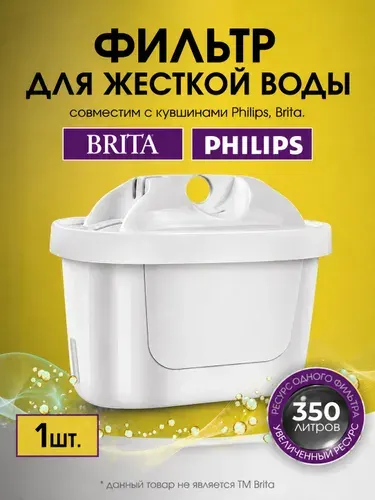 Фильтр для воды MAXTRA в кувшин Brita 1 шт для жесткой воды