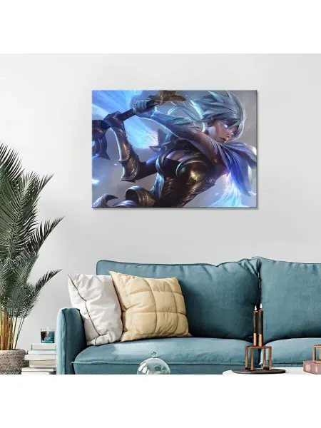 Classic Art Картина на холсте лига легенд девушка воин 20х30