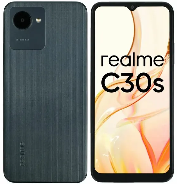 6,5" Смартфон realme C30S 3/64 ГБ (631011000117) 2022, черный