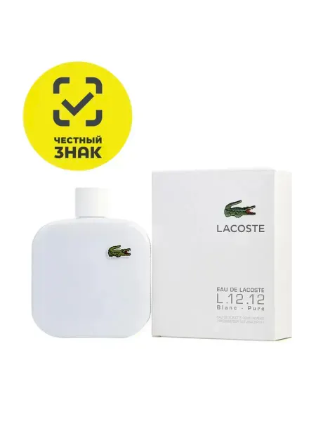 Yves Saint Laurent Туалетная вода Lacoste L.12.12 Noir (100 мл)