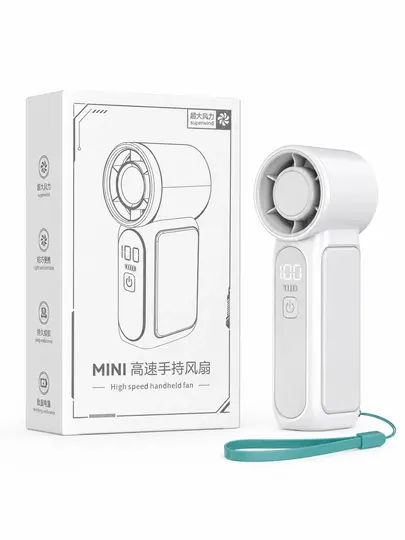 Мини ручной вентилятор, портативный handheld fan, белый компактный вентилятор - Вентиляторы