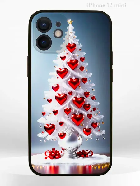 PRINTberries Чехол на iPHONE 12 mini с принтом новогодний tree