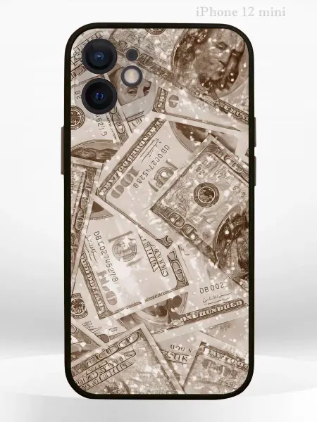 PRINTberries Чехол на iPhone 12 mini с принтом доллары