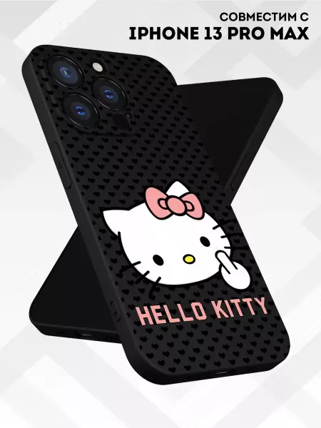 Vip Case Чехол на iPhone 13 Pro Max с принтом Hello Kitty
