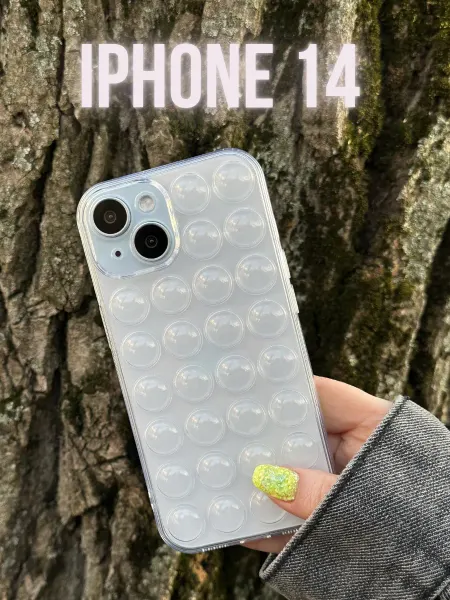 Просто Чехол на iphone 14 айфон 14 объемный с принтом рисунком