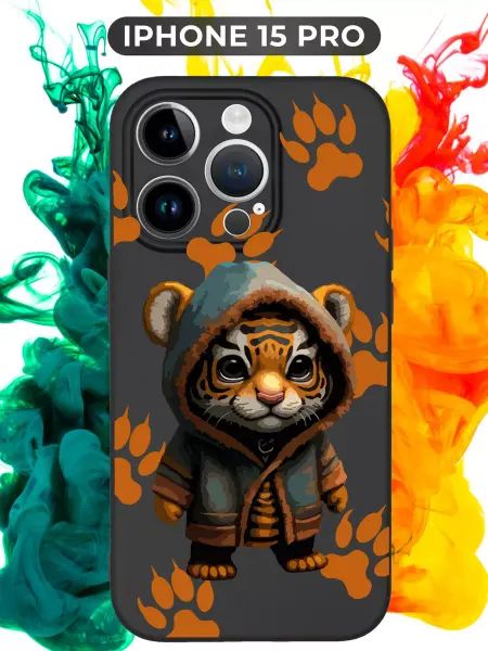 WoodyShop Чехол на iPhone 15 Pro с принтом