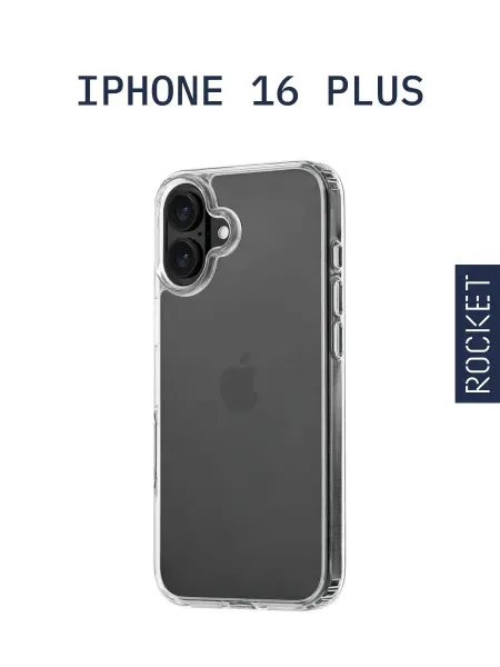 ROCKET Чехол на iPhone 16 Plus, TPU+PC, Prime