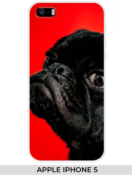 NOOTO Чехол на Apple iPhone 5 мопс