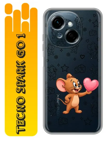 360skin Чехол на Tecno Spark Go 1 Мышонок детский