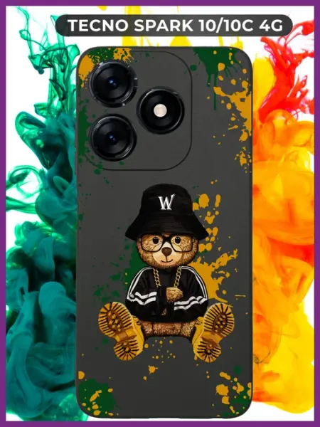 WoodyShop Чехол на Tecno Spark 10 4G, Spark 10C с принтом