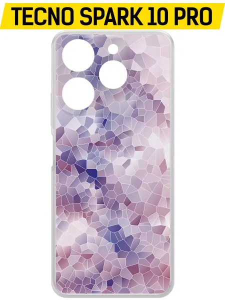 Krutoff Чехол-накладка Clear Case Витраж 2 для TECNO Spark 10 Pro