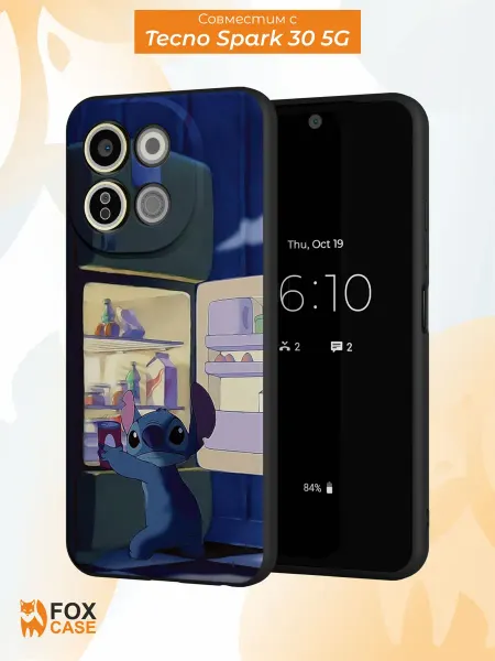 Fox Case Чехол на Tecno Spark 30 5G с принтом Стич