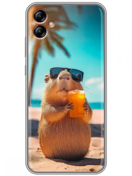360skin Чехол на Samsung Galaxy A04e Смешная капибара