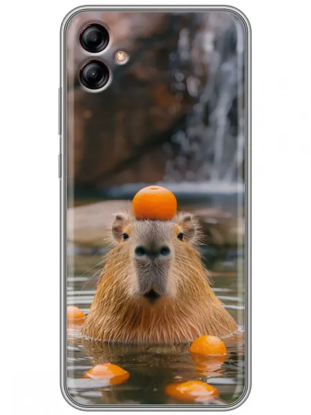 360skin Чехол на Samsung Galaxy A04e Смешные капибары
