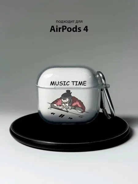 Чехол для AirPods 4 надпись
