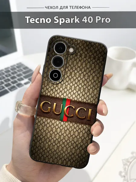 SLP Case Чехол на Tecno Spark 40 Pro Gucci
