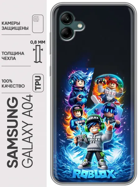 Trendmall Чехол на Samsung Galaxy A04 Roblox Роблокс