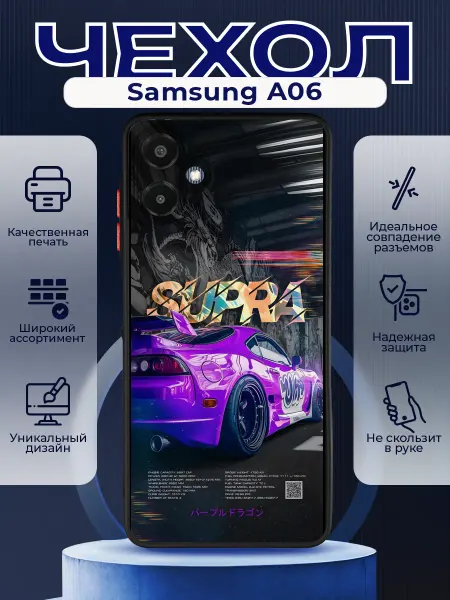PRINTberries Матовый чехол на SAMSUNG A06 supra