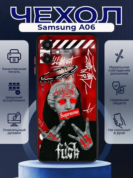 PRINTberries Матовый чехол на SAMSUNG A06 суприм