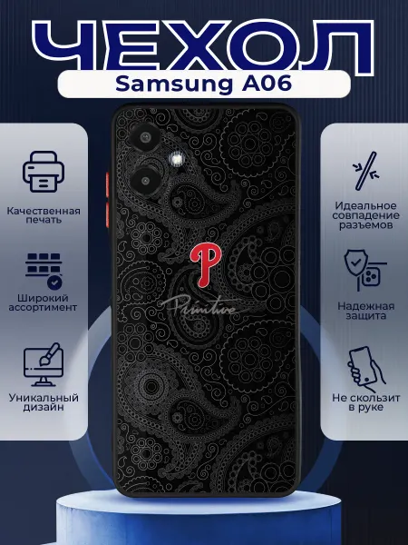 PRINTberries Матовый чехол на SAMSUNG A06 узоры