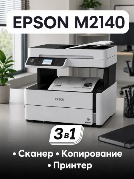 Epson Принтер M2140 цветной 3 в 1 Wi-Fi