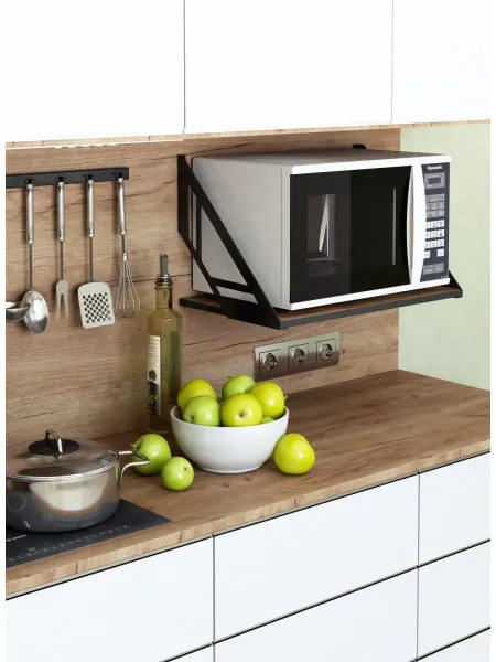 REGENT style Полка настенная под микроволновку, полка на кухню, держатель