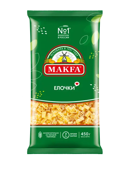 Makfa Макароны Елочки, 450 г