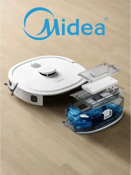 Midea Беспроводной робот-пылесос M6, встроенный лидар