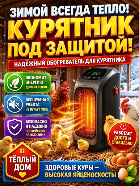 Керамический обогреватель для теплицы