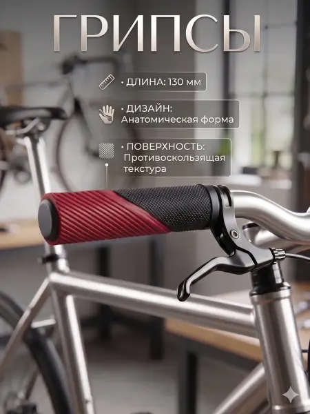 Velo Грипсы на руль велосипеда и самоката 13см