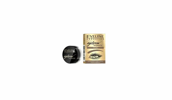 Помада для бровей "Eveline Cosmetics", водостойкая, кремовая, оттенок Taupe