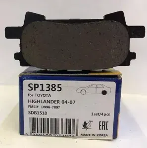 Sangsin Brake HI-Q Колодки тормозные LEXUS RX300 RX330 RX350 арт. SP1385