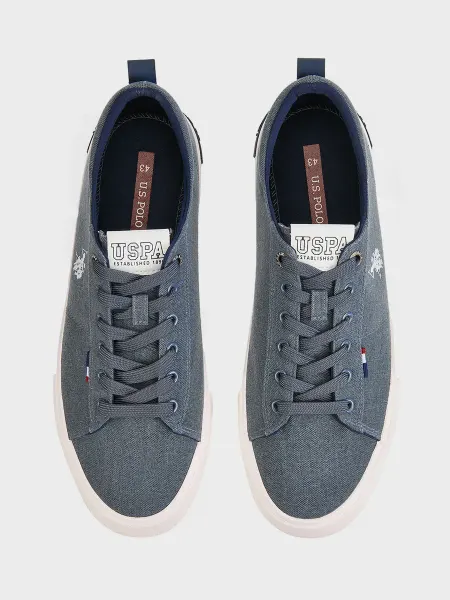 U.S. Polo Assn. Кеды летние спортивные дышащие текстильные