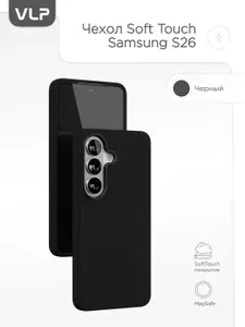 Чехол защитный vlp Aster Pro Case с MagSafe для Samsung Galaxy S26, черный