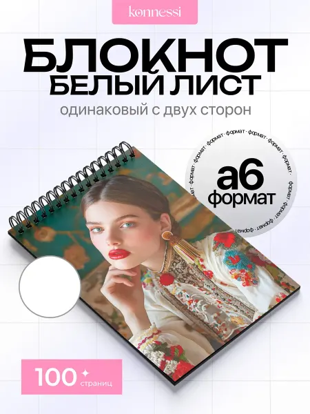 KONNESSI Блокнот Модерн. 120 страниц. А6