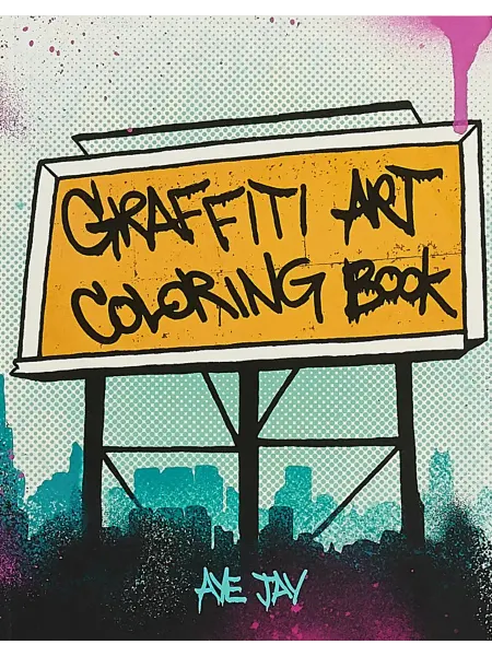 Chronicle Books Littlehampton Книга для раскрашивания Graffiti