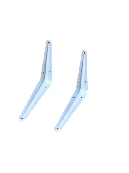 PRM Кронштейн для полки 125*150, 2 шт, белый