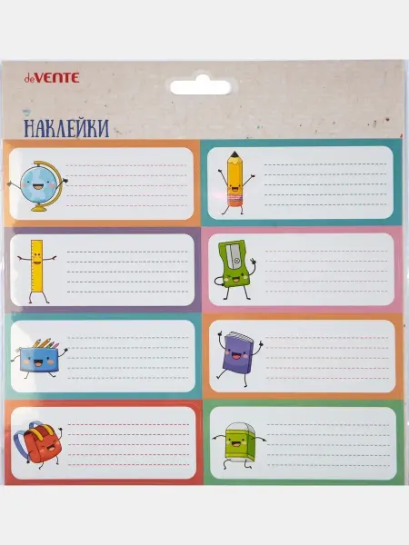 DeVENTE Наклейки для подписи на тетради, стикеры школьные