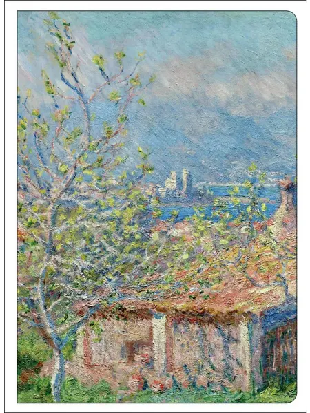 Тетрадь "Monet" на скрепке 10х17 см 40 л