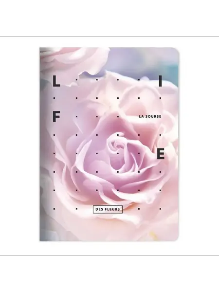 Тетрадь общая Be Smart 150х210, 48л, кл, мяг, скр. "Rose"