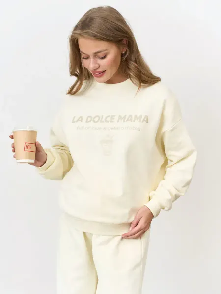 KAPUSTA Fashion Свитшот для беременных и кормящих мам La dolce mama