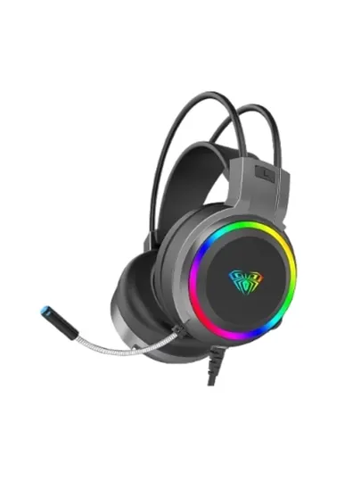 Игровые наушники AULA S608 RGB с подсветкой и микрофоном