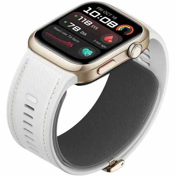 Смарт-часы Huawei Watch D2, AMOLED-экран, беспроводная зарядка, белый, серые