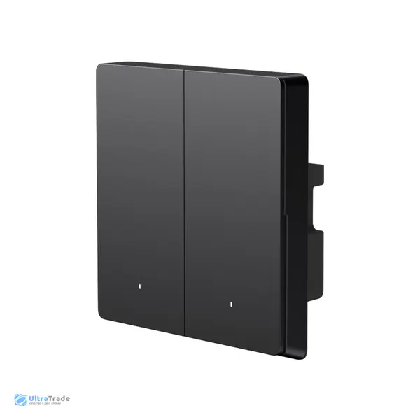 Умный выключатель двухклавишный Xiaomi Smart Switch Space Gray (XMS01BXS)