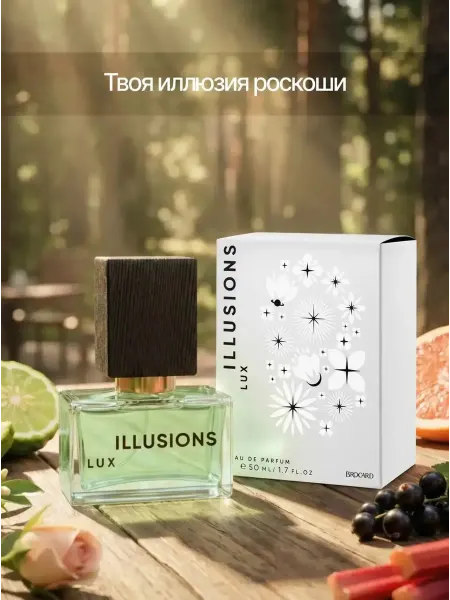 Brocard Брокард ILLUSIONS LUX Иллюзия Свет парфюмерная вода 50 мл