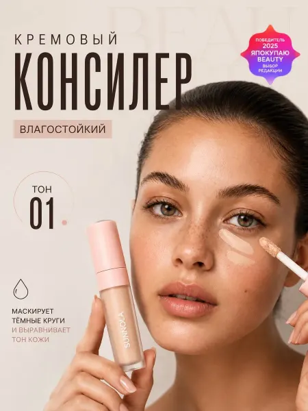 Sunnola Консилер для лица плотный светлый корректор для макияжа